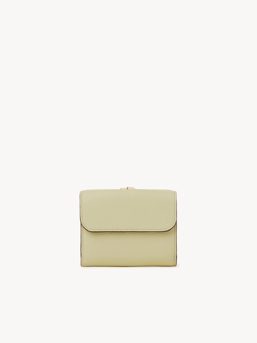 Small Alphabet tri-fold in grained leather - 4