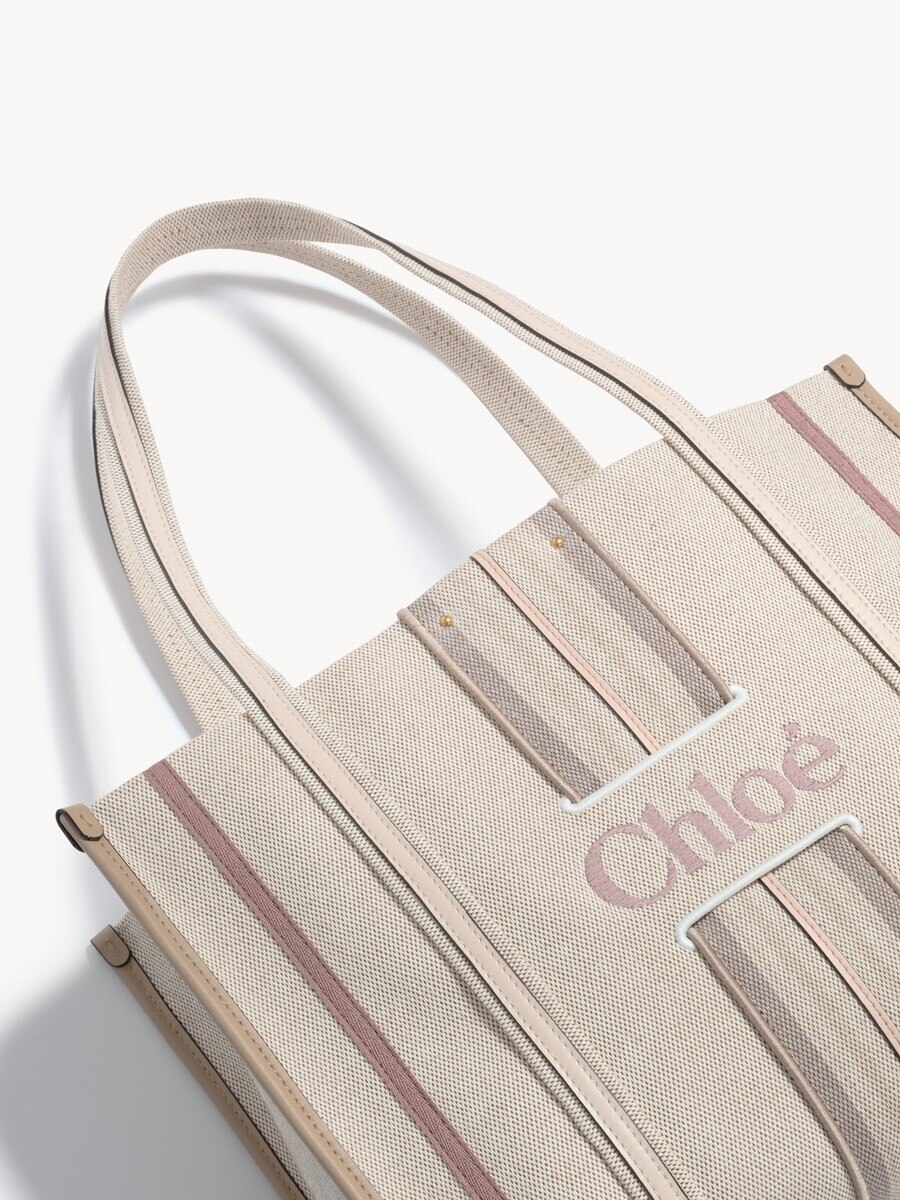 Woody Loop tote bag in canvas - 6