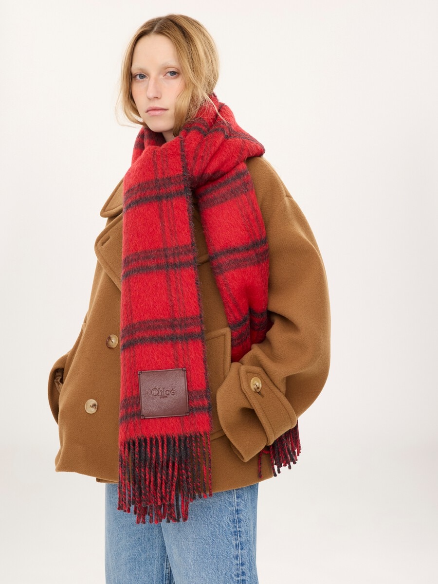 The Chlo&eacute; Covering scarf in alpaca wool - 2