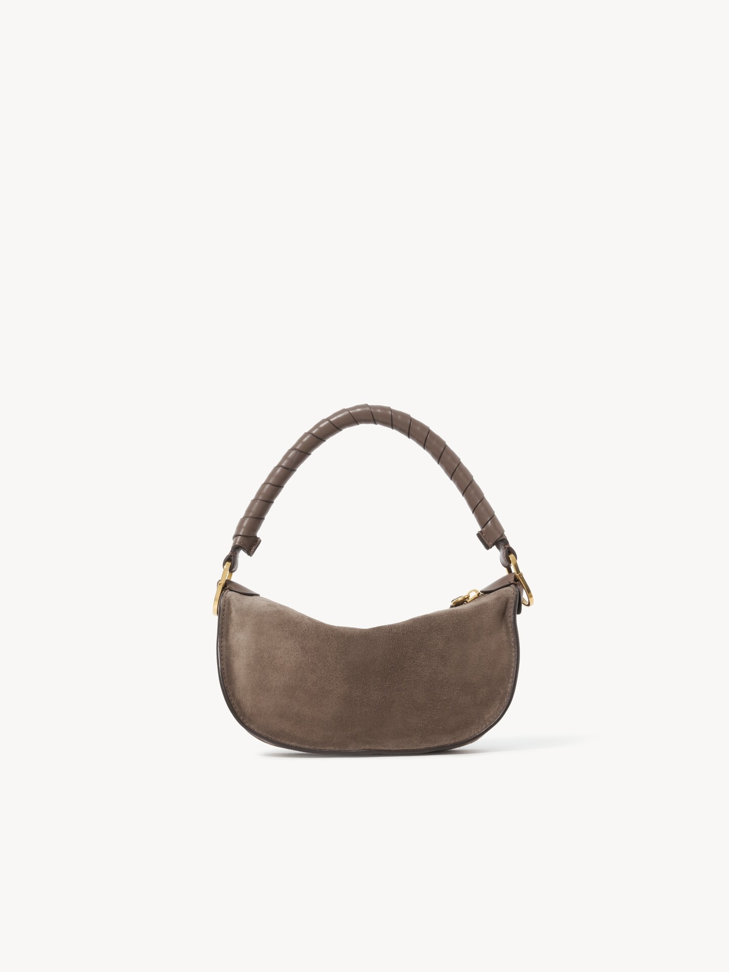 Mini Marcie shoulder bag in suede leather - 5.0