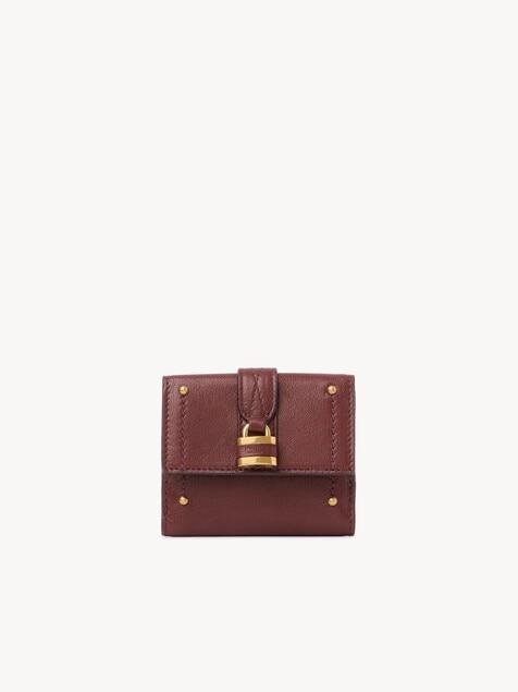 Mini Paddington tri-fold in grained leather