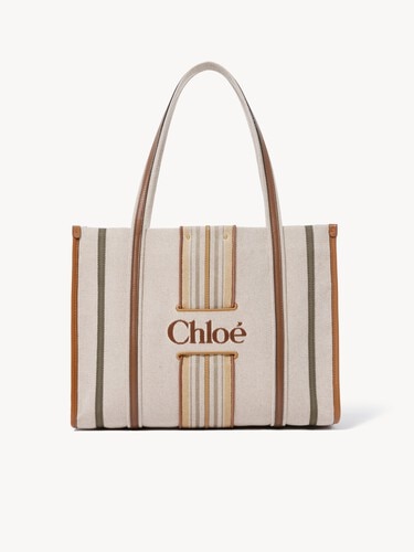 Woody Loop tote bag in canvas - 1