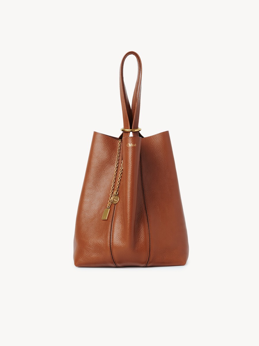 Chlo&eacute; Spin tote bag in grained leather - 2