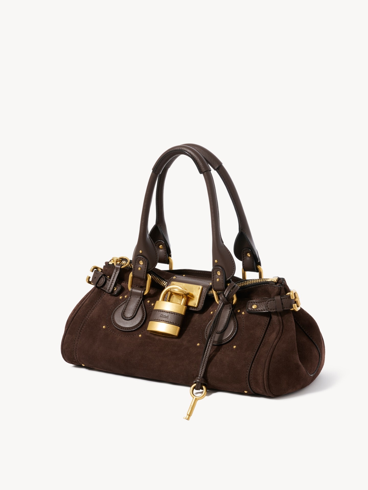 Paddington bag in suede leather - 4.0