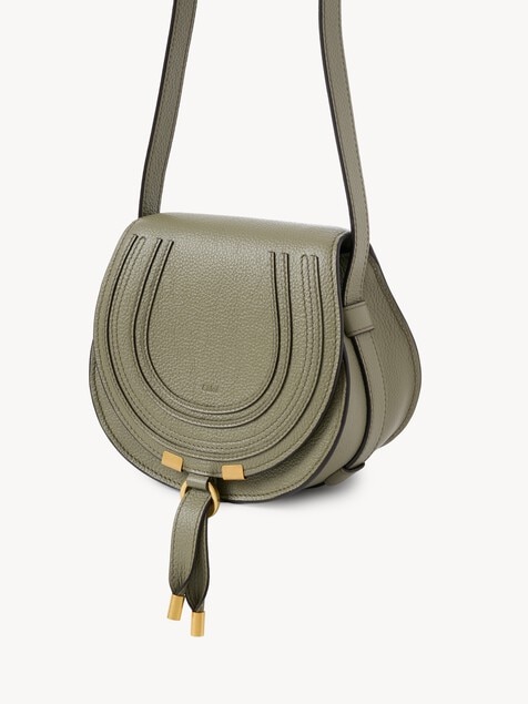 Petit sac port&eacute; &eacute;paule Marcie en cuir grain&eacute;