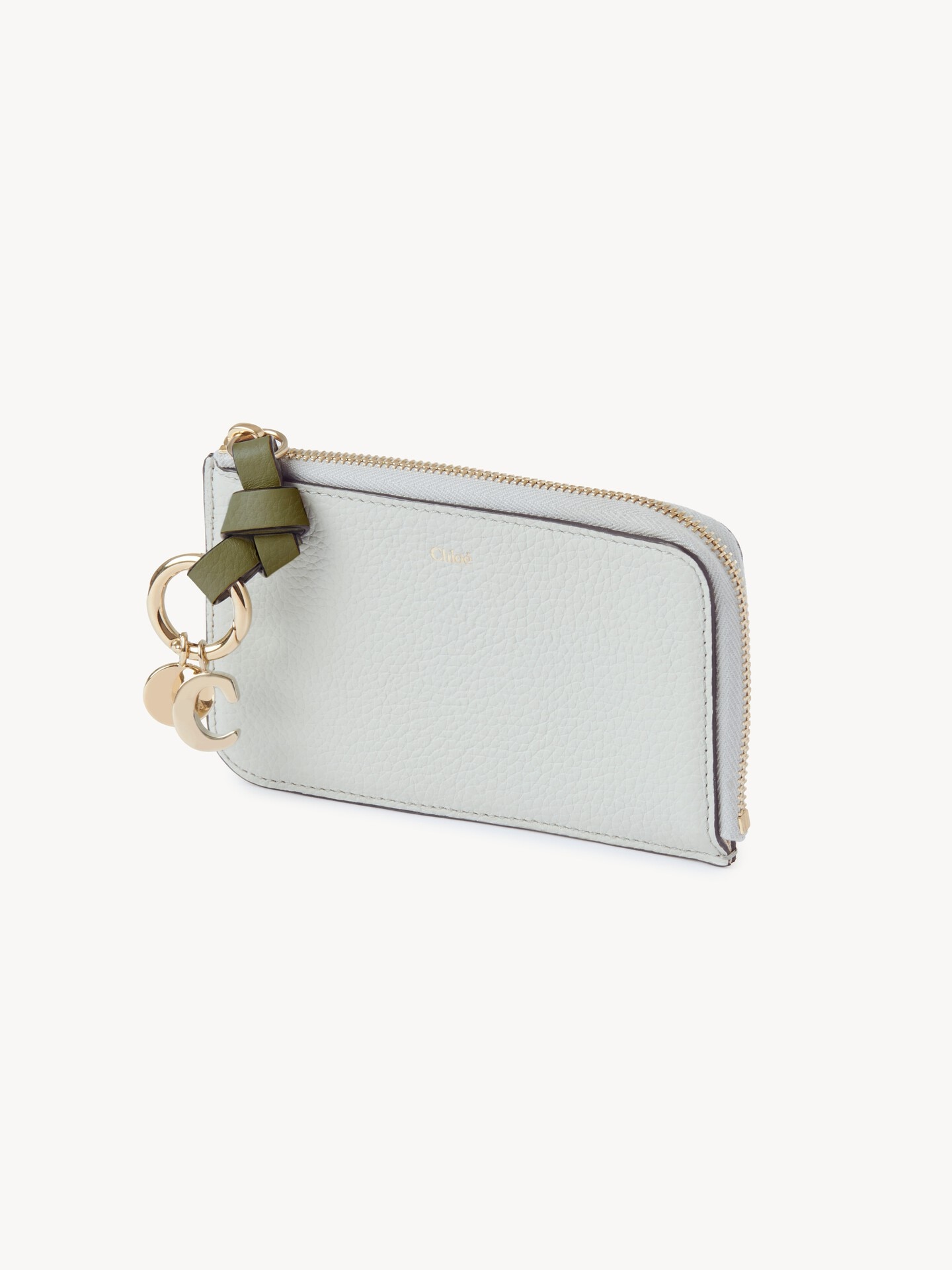 Alphabet wallet in grained leather - 2.0