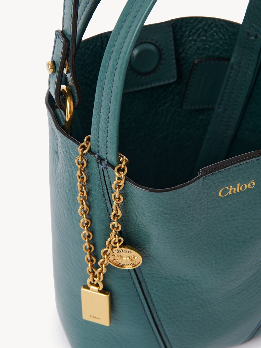 Small Chlo&eacute; Spin tote bag in grained leather - 6
