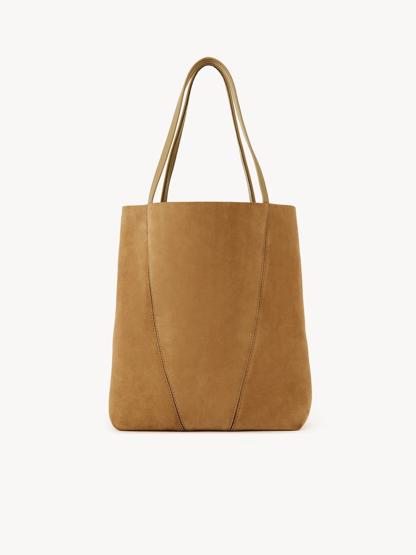 Sac cabas Chlo&eacute; Spin en cuir velours - 4.0