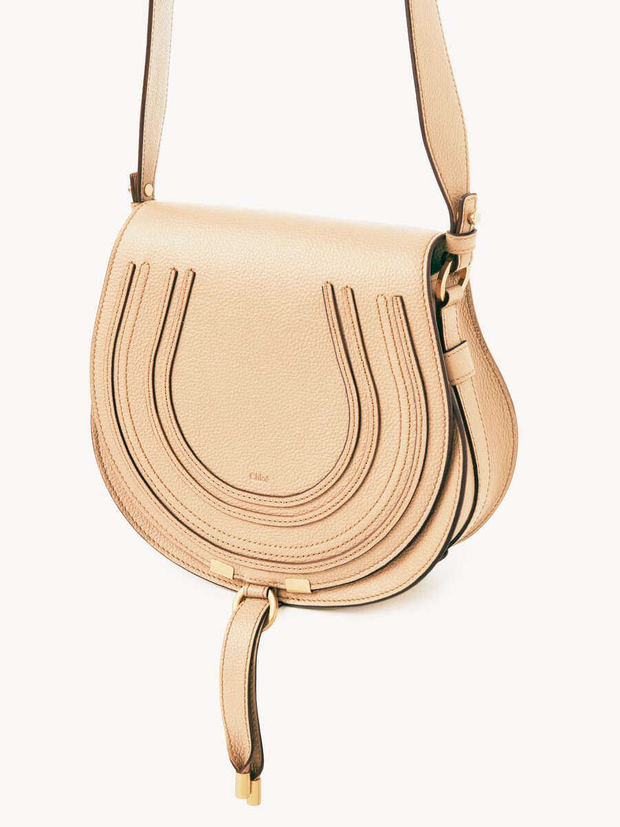 Marcie saddle bag in grained leather - 3