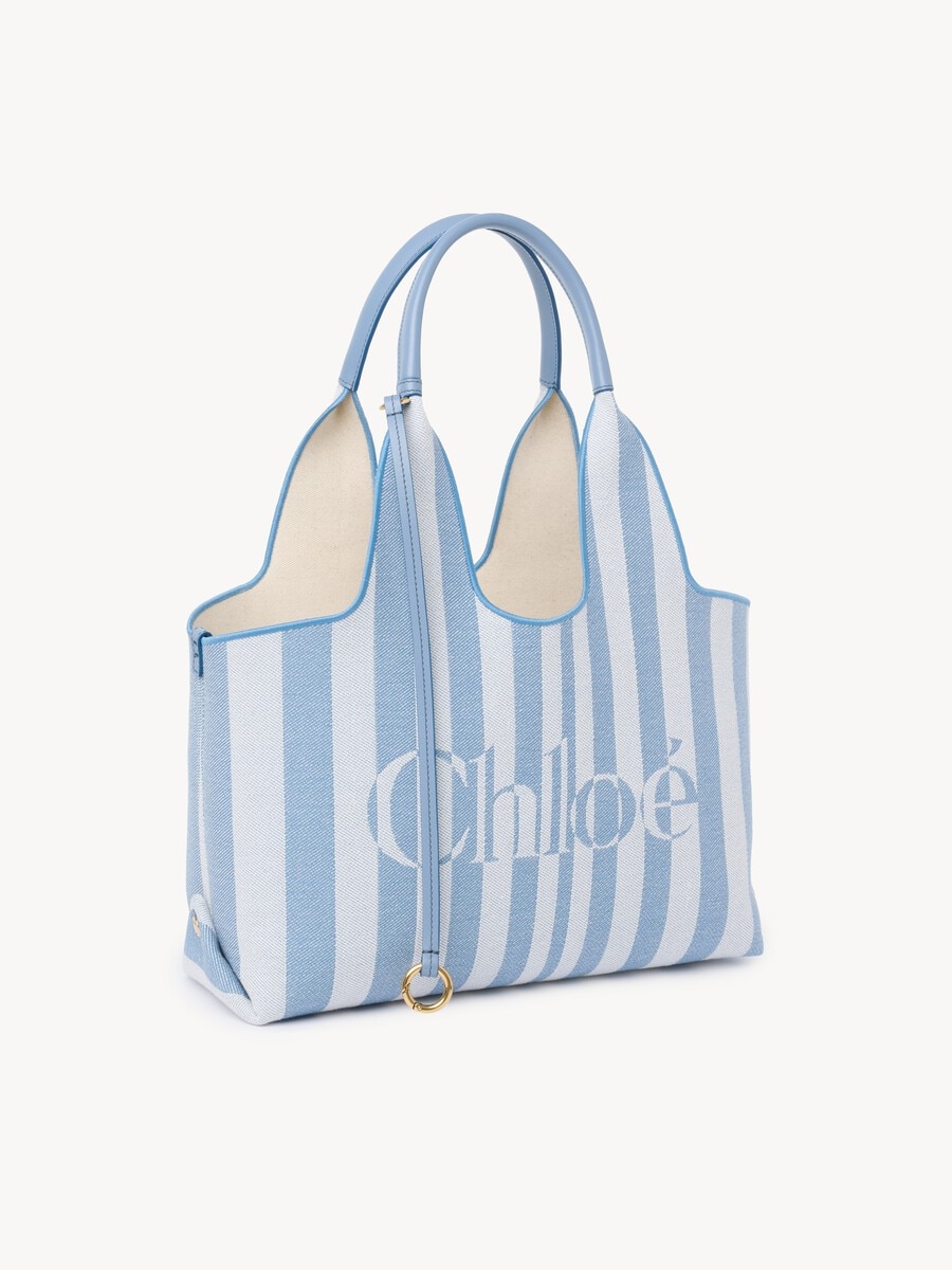 Bolso tote Chlo&eacute; Stripy East-West de jacquard - 5