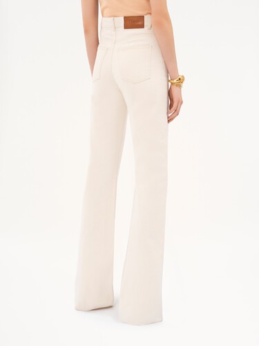 High-rise flare jeans in denim - 5