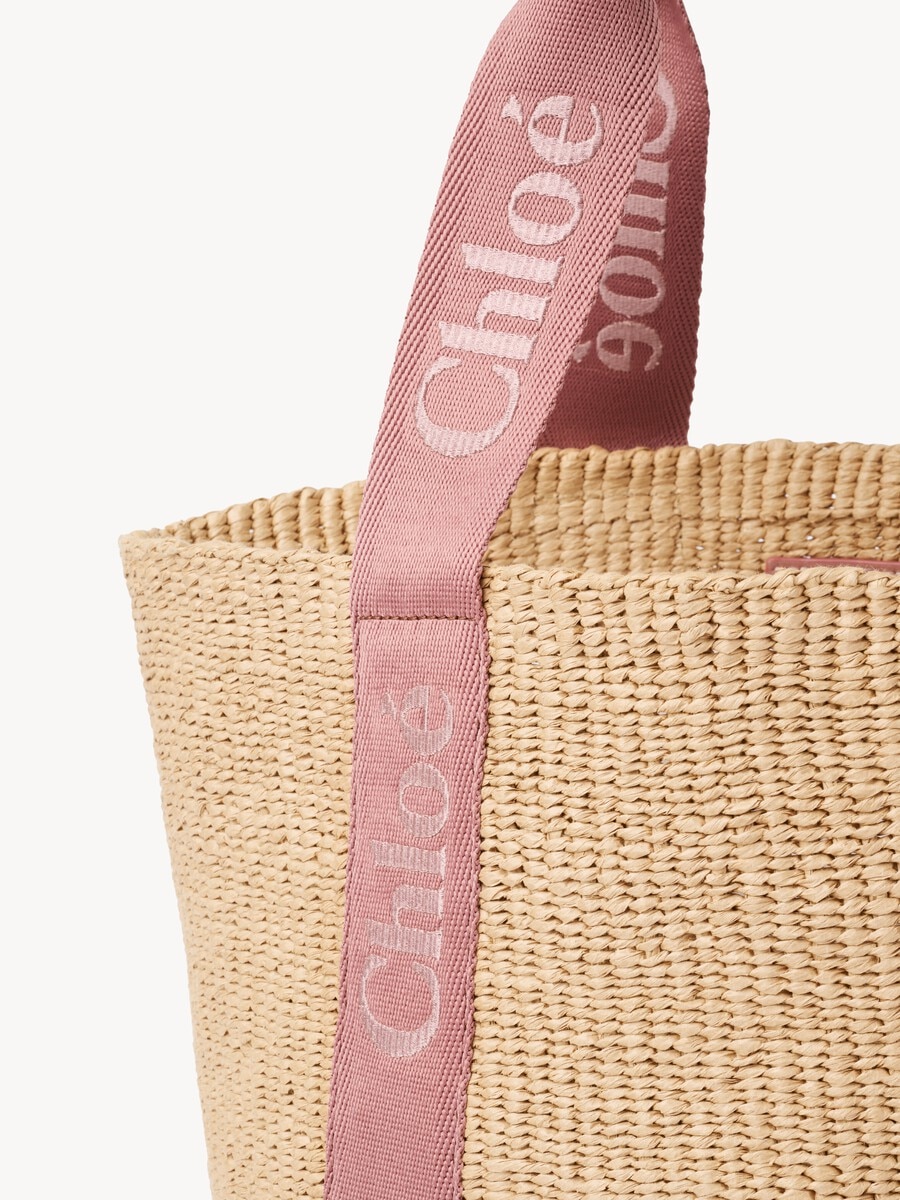 Large Woody basket in natural fibers - 6