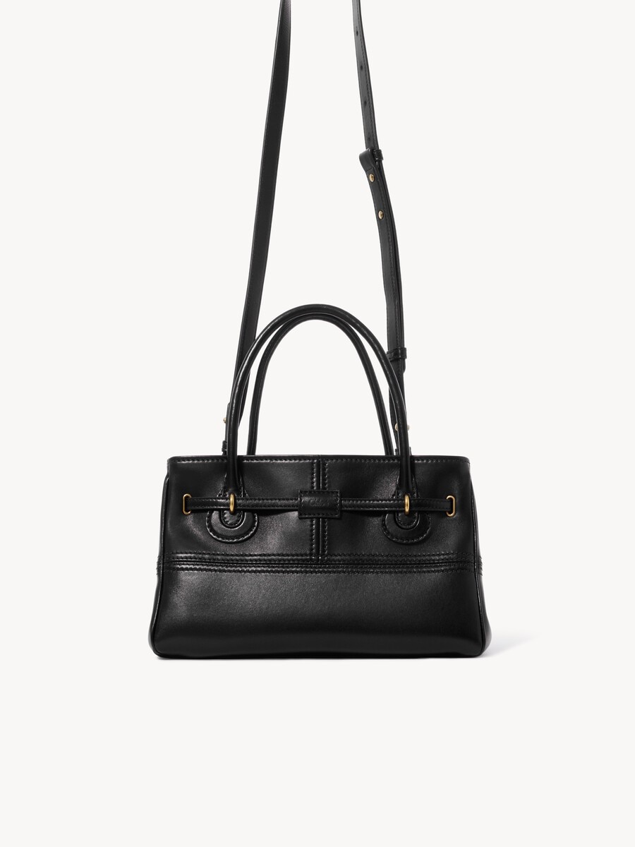 Small Paddington Sling top handle bag in soft leather - 5