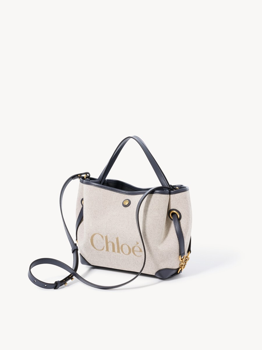Small Chlo&eacute; Clover double carry bag in canvas - 3