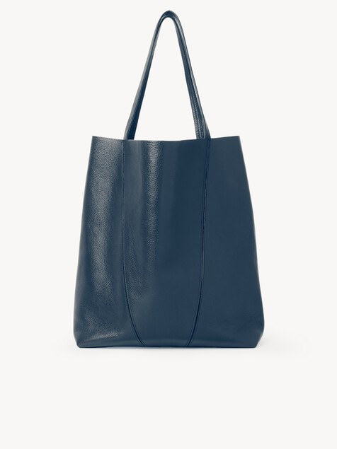 Large Chlo&eacute; Spin tote bag in grained leather