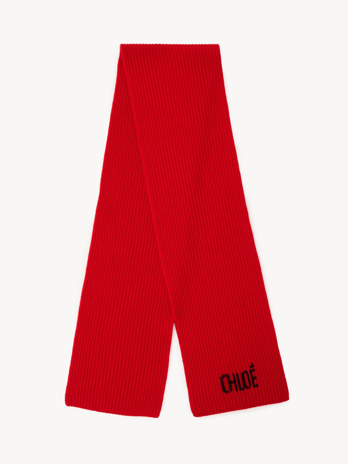 The Chlo&eacute; Joyful scarf in wool & cashmere - 1.0