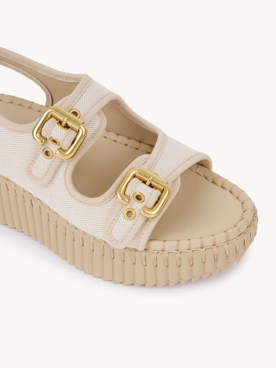 Sandalias con cu&ntilde;a Nama - 6