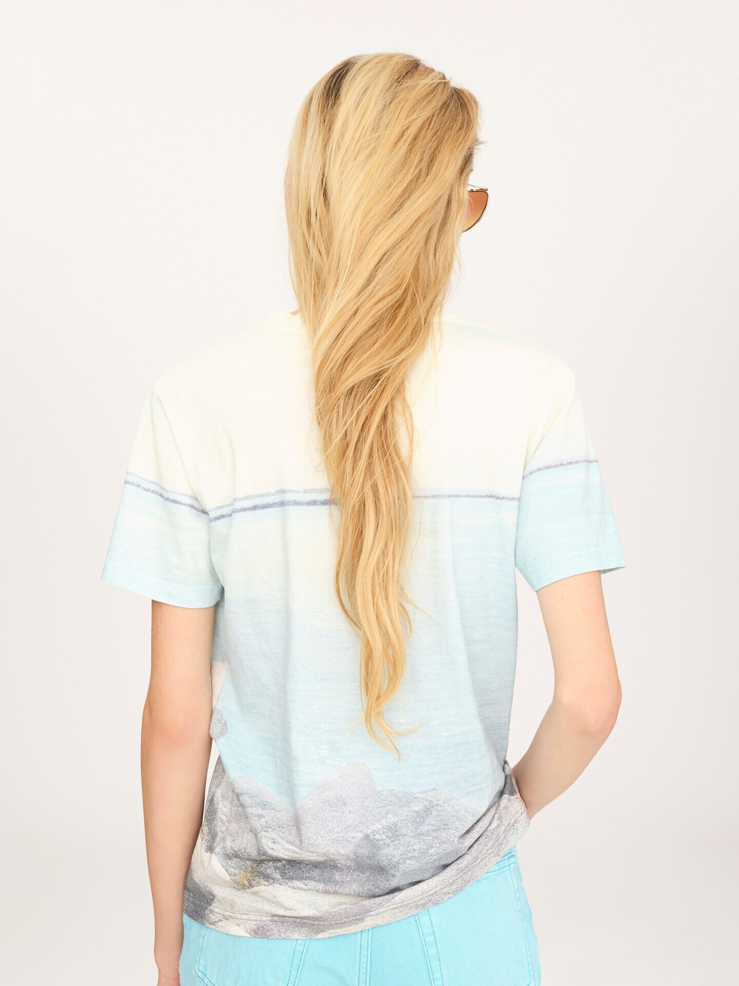 Crew-neck logo T-shirt in cotton jersey - 4.0