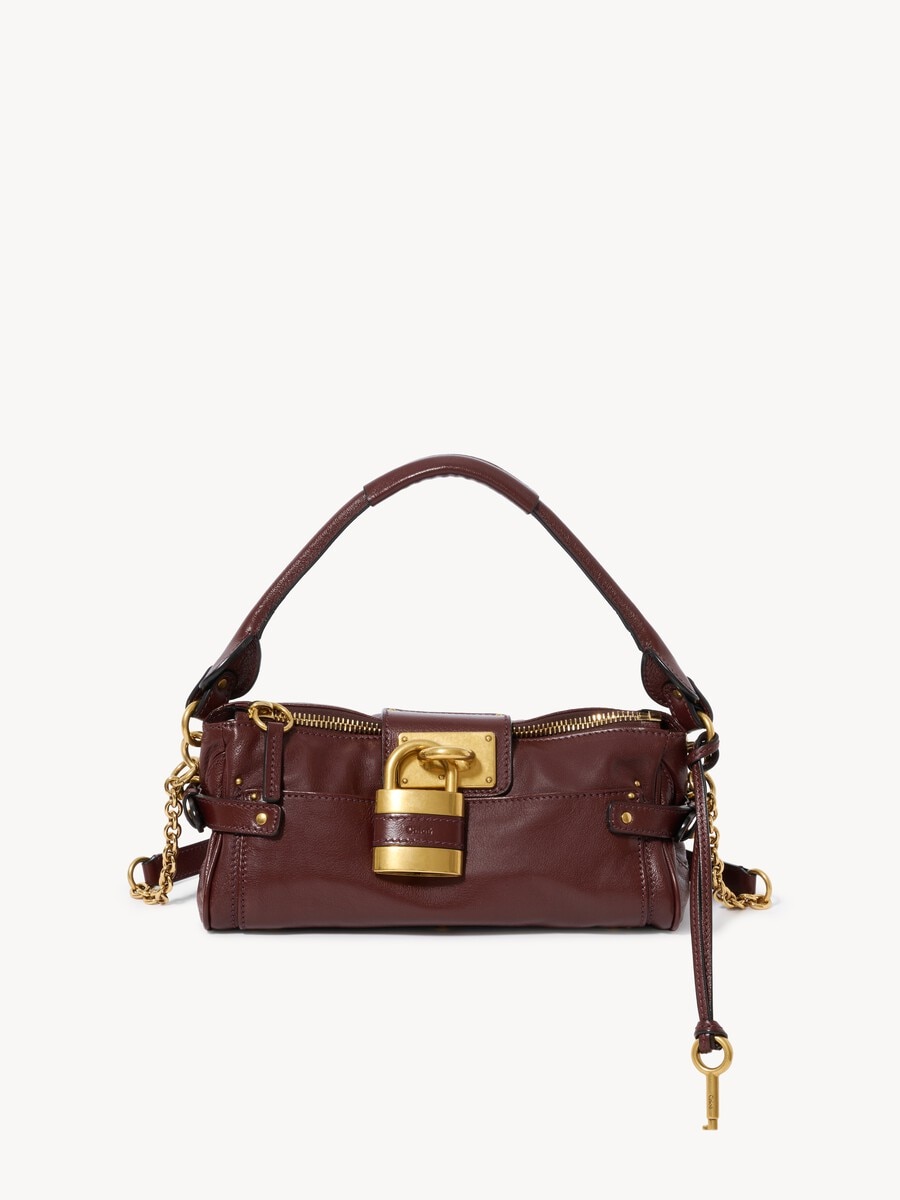 Bolso Paddington peque&ntilde;o con correa de cuero granulado - 1