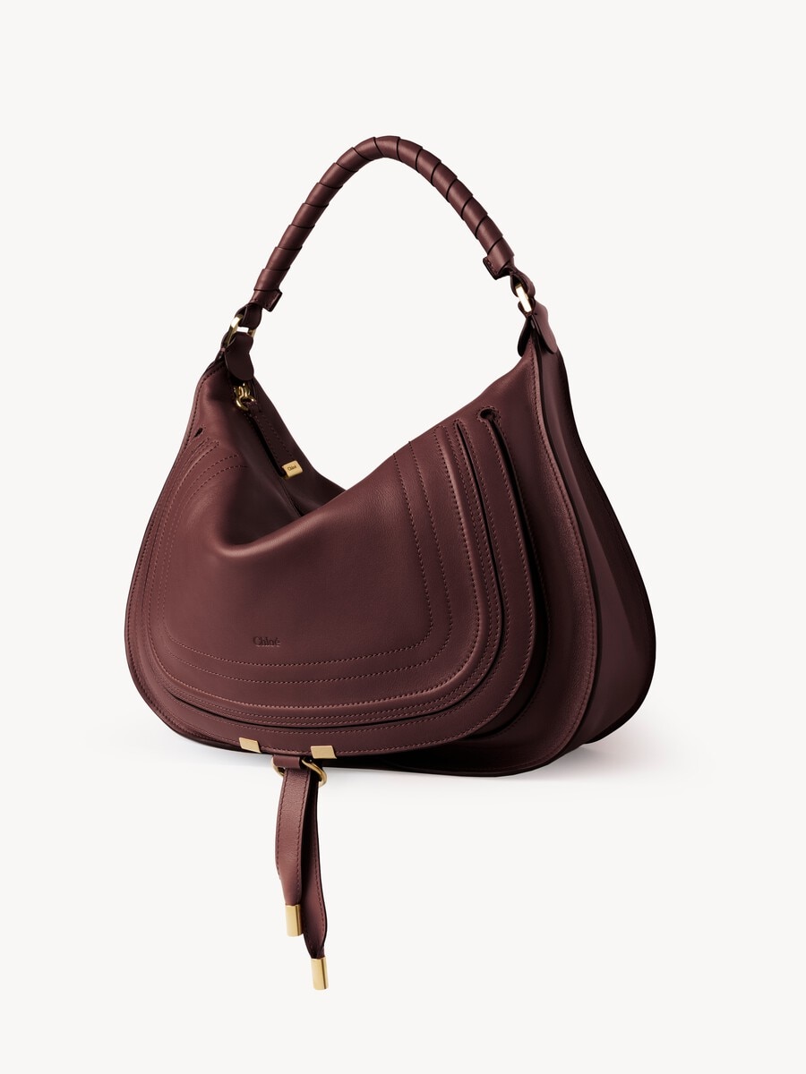 Bolso de hombro Marcie de cuero suave - 6