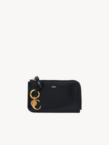 Alphabet wallet in shiny leather - 1