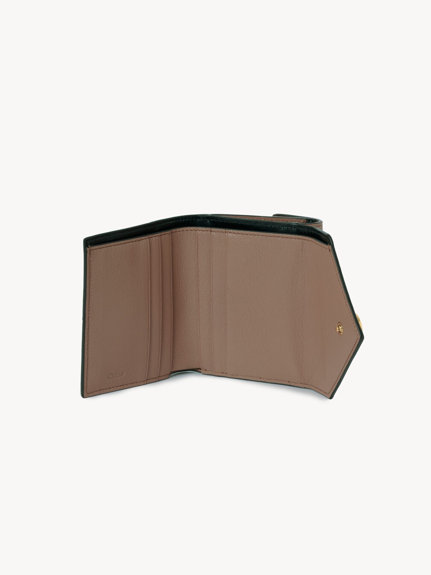 Small Envelope tri-fold in grained leather - 4.0