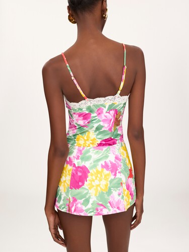 Garden-print bodysuit - 5