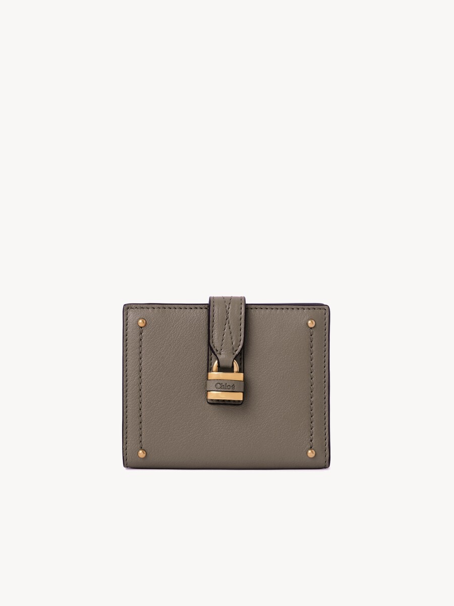 Paddington square wallet in grained leather - 2