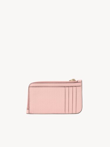 Alphabet wallet in grained leather - 4