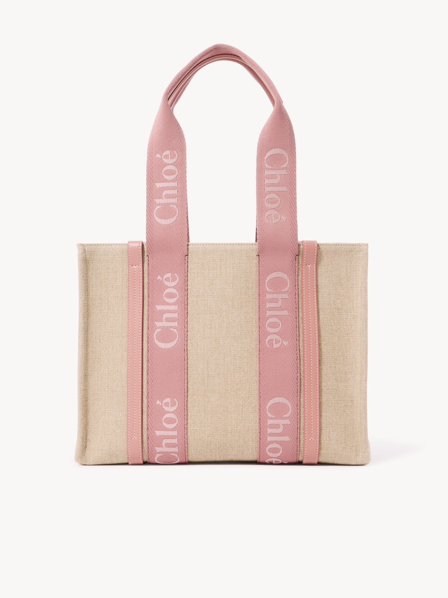 Woody tote bag in linen - 4.0