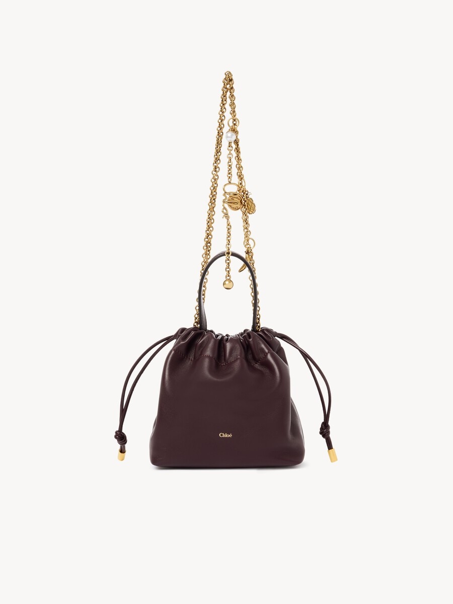 Minibolso de hombro Chlo&eacute; Icons con cadena de cuero suave - 2