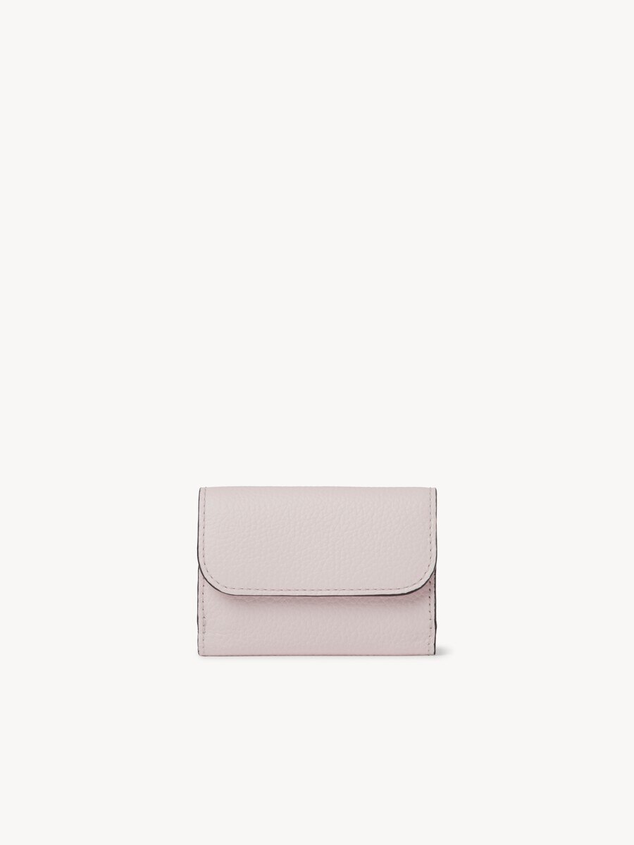 Mini Alphabet tri-fold in grained leather - 2