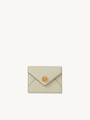 Small Envelope tri-fold in grained leather - 1