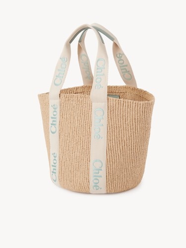 Large Woody basket in natural fibers - 6