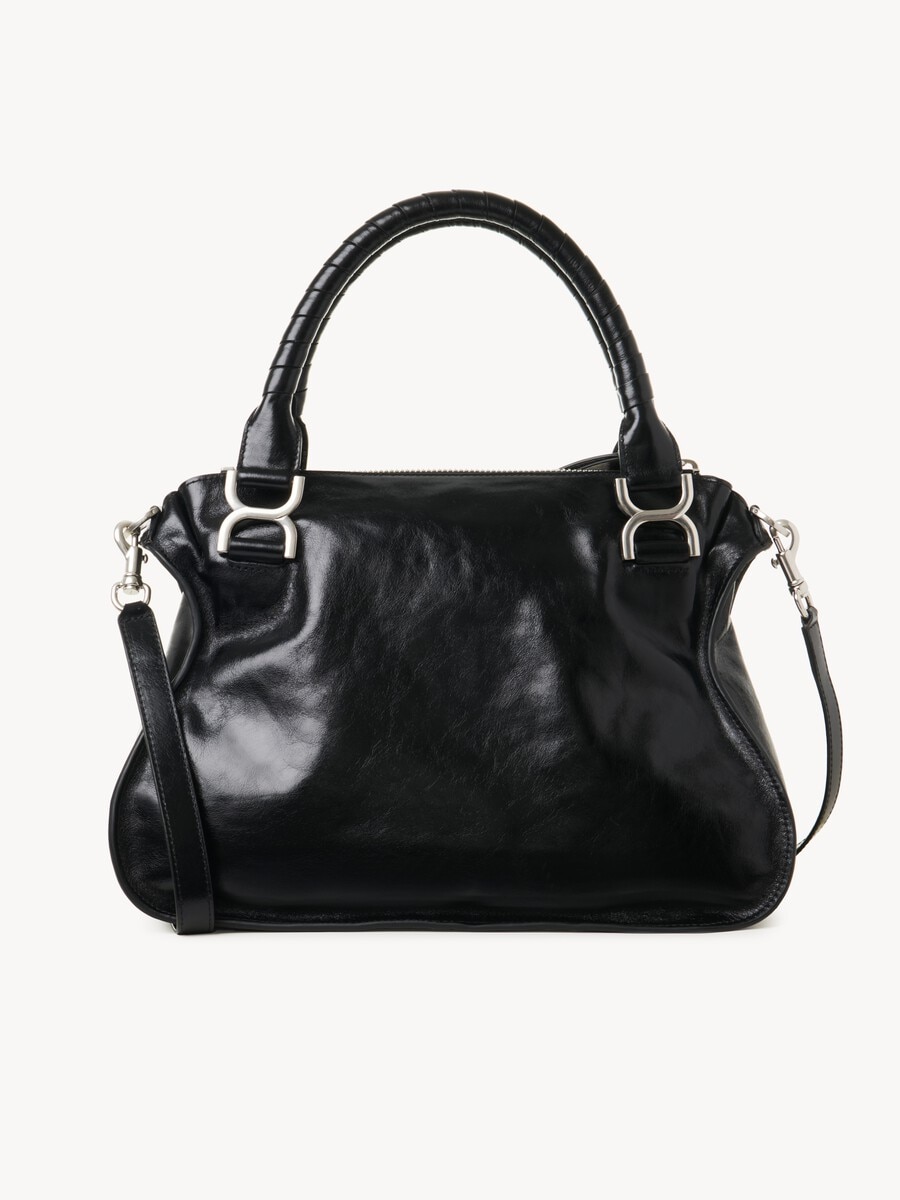 Bolso Marcie de cuero brillante - 7