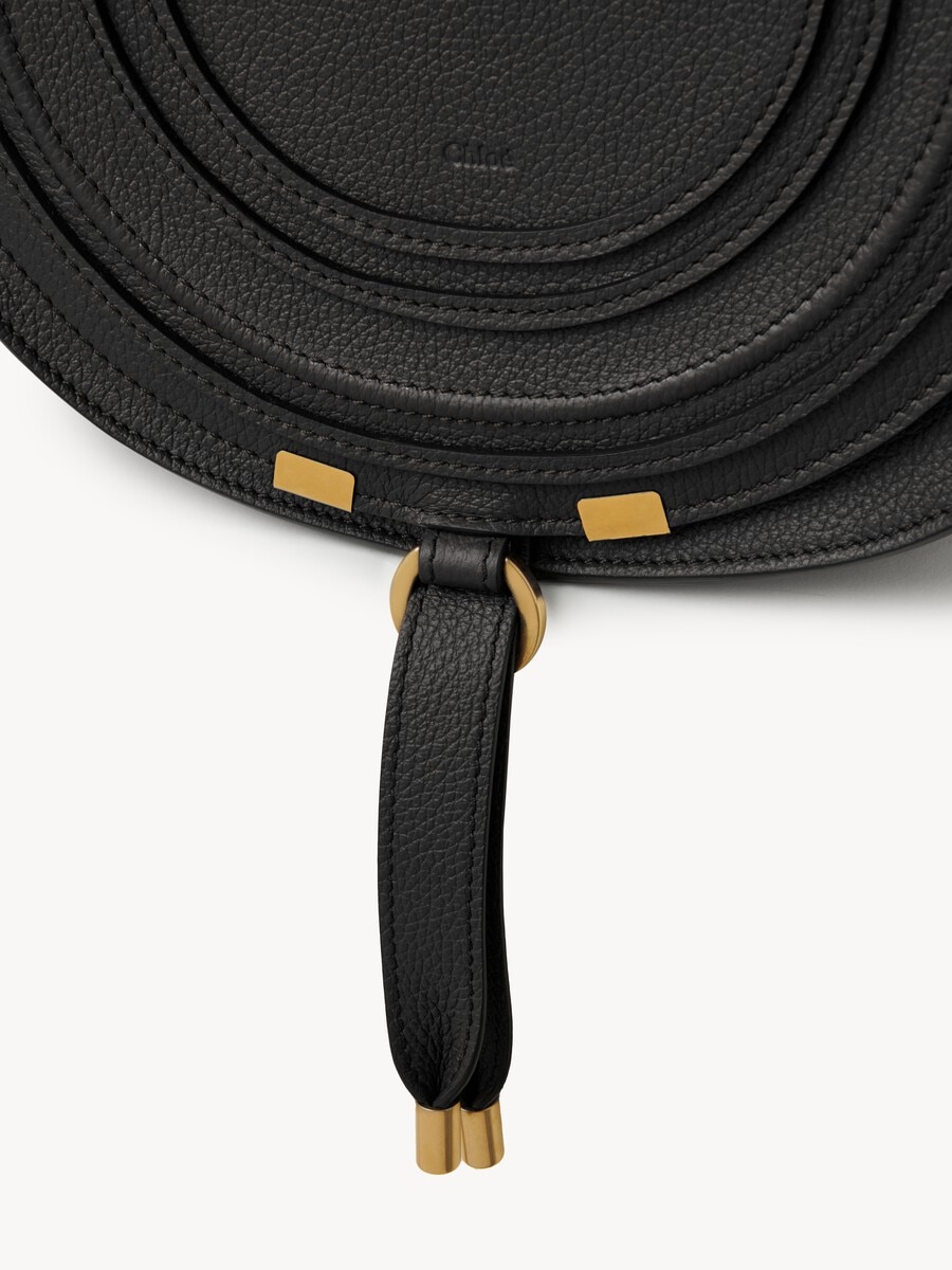 Marcie saddle bag in grained leather - 5