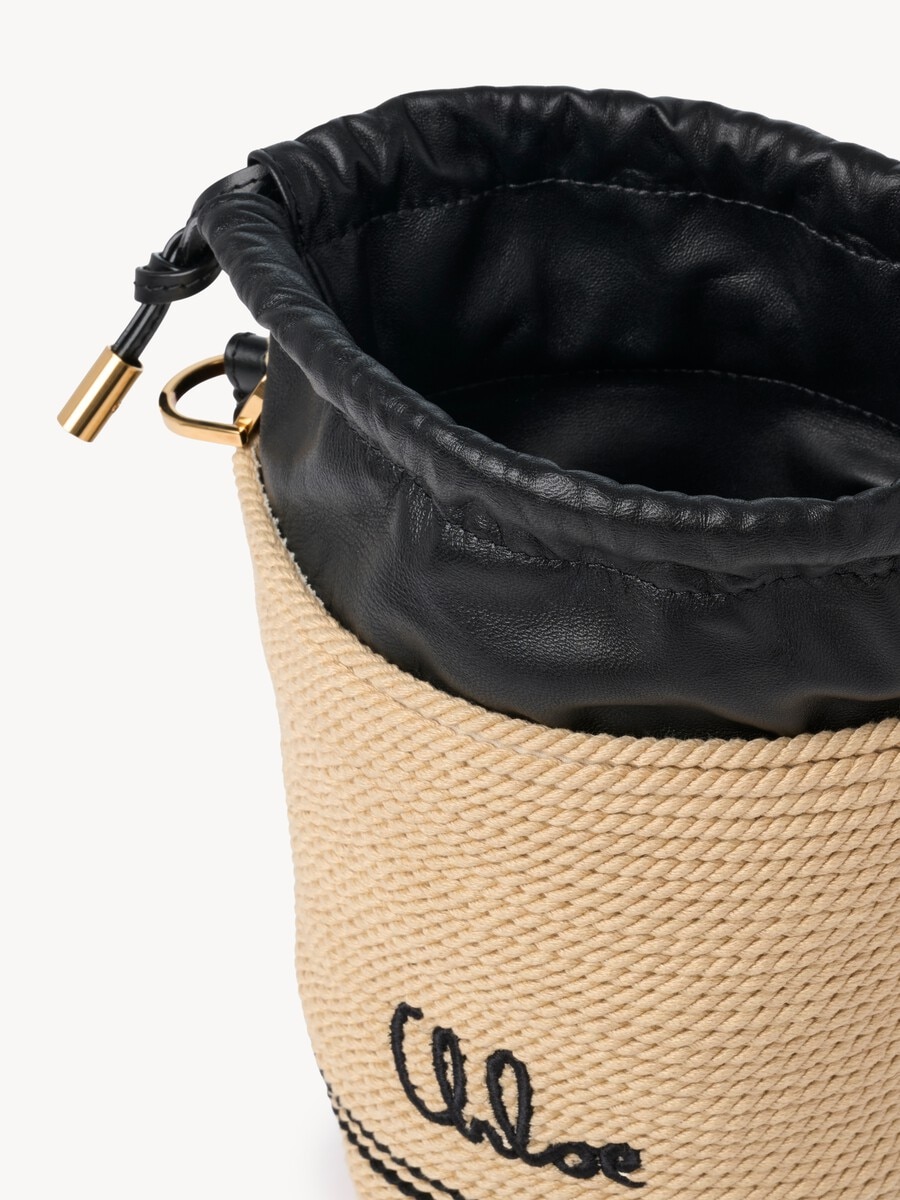 Chlo&eacute; Soleil bucket bag in cord - 5