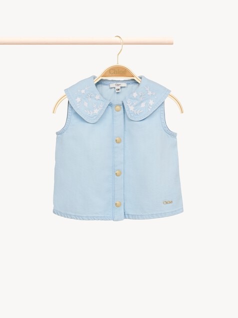 Baby sleeveless top