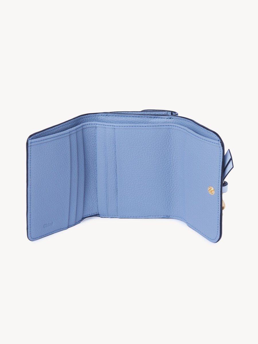 Small Alphabet tri-fold in grained leather - 3