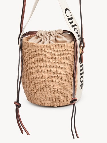 Small Woody basket in natural fibers - 5