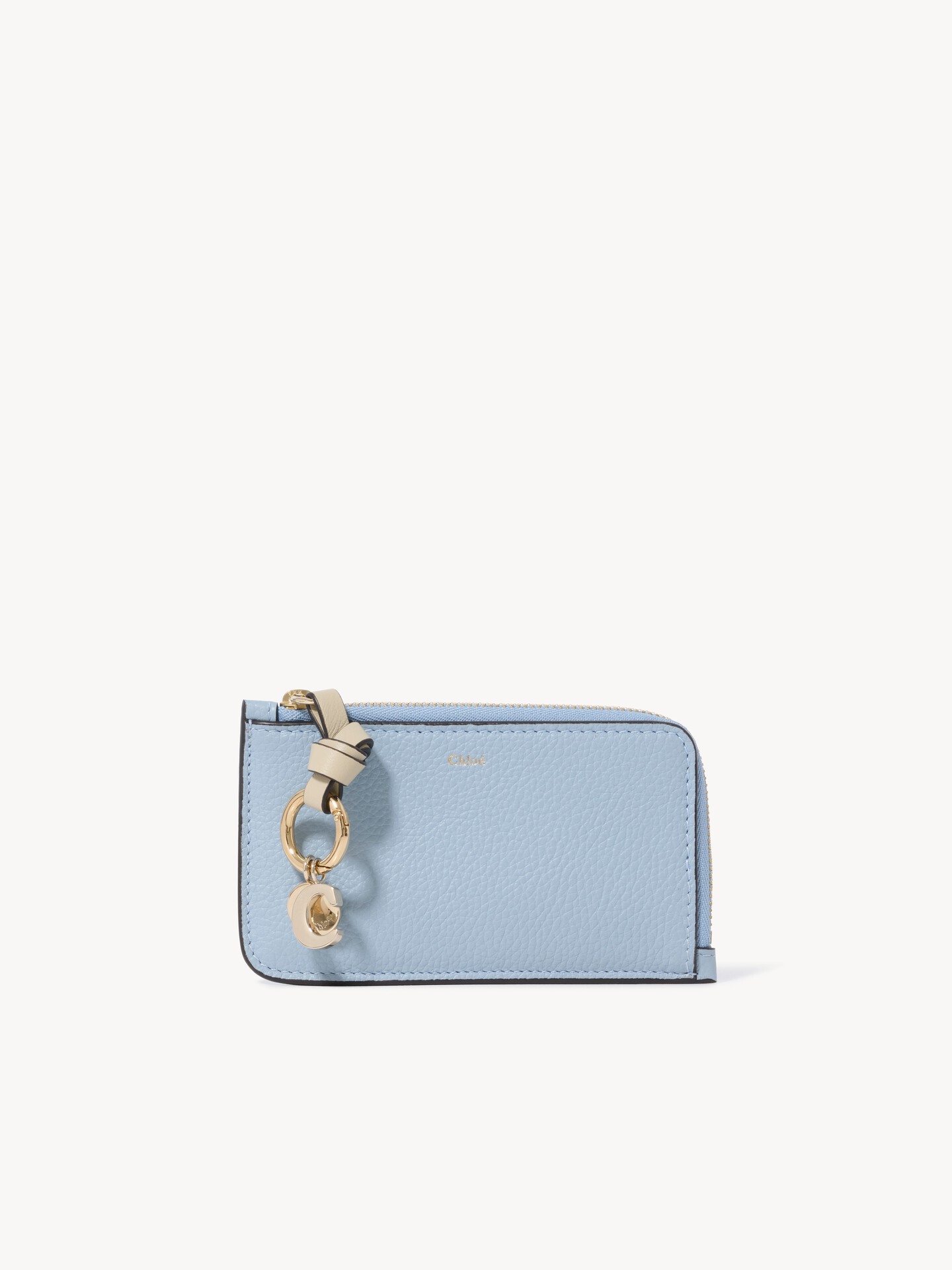 Alphabet wallet in grained leather - 1.0