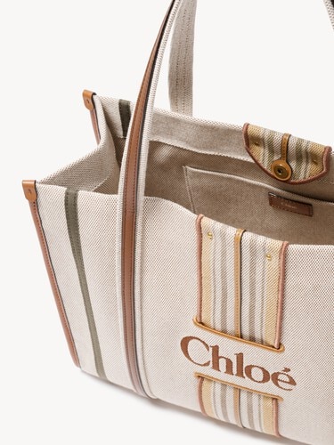 Woody Loop tote bag in canvas - 6