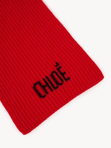 The Chlo&eacute; Joyful scarf in wool & cashmere - 4