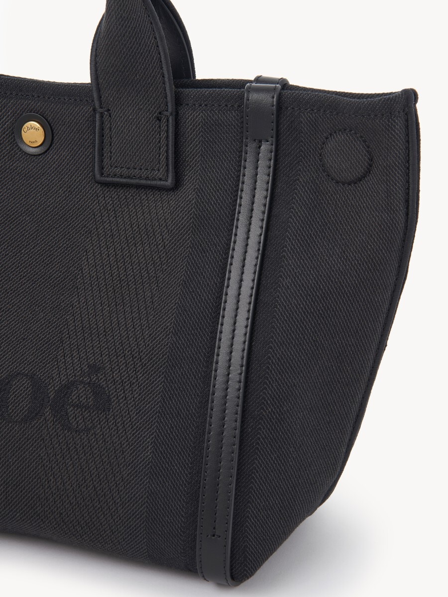 Bolso tote peque&ntilde;o Chlo&eacute; Carry de lona - 7