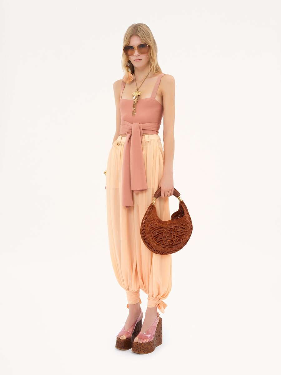 Bolso hobo Summer Banana de rafia - 8
