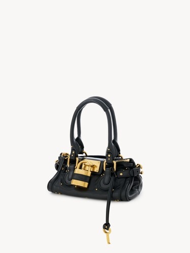 Small Paddington bag in grained leather - 4
