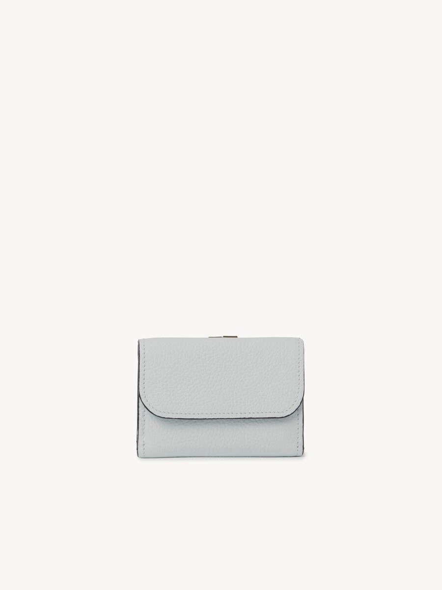 Mini Alphabet tri-fold in grained leather - 3