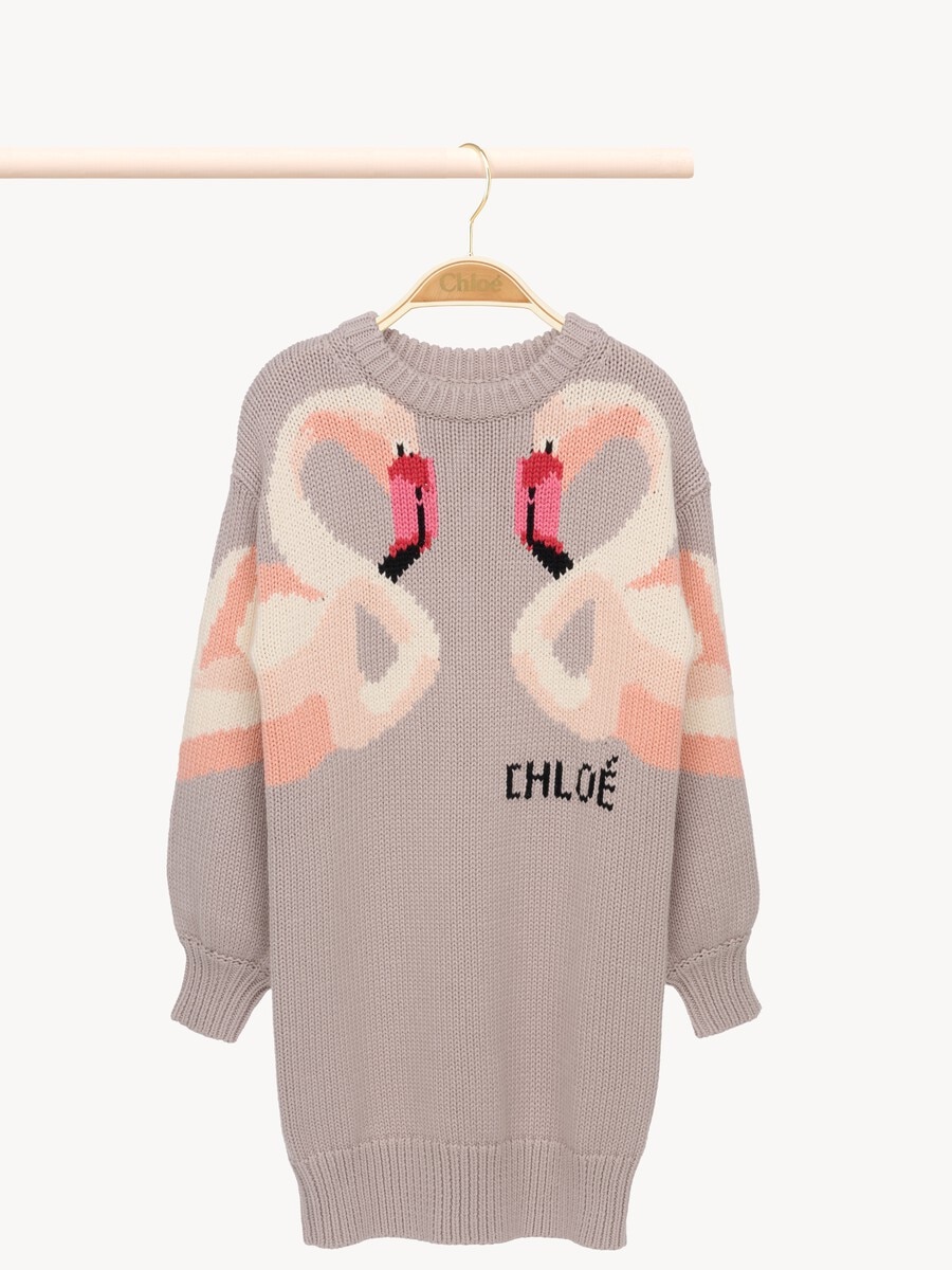 Robe pull &agrave; logo Enfant - 1