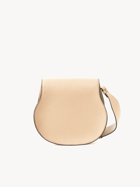 Marcie saddle bag in grained leather