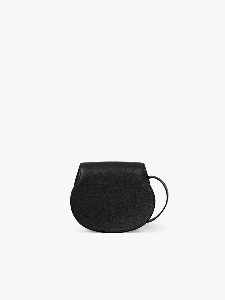 Bolso saddle peque&ntilde;o Marcie de cuero granulado - 7